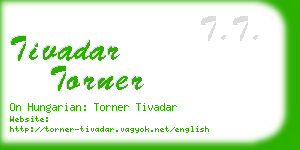 tivadar torner business card